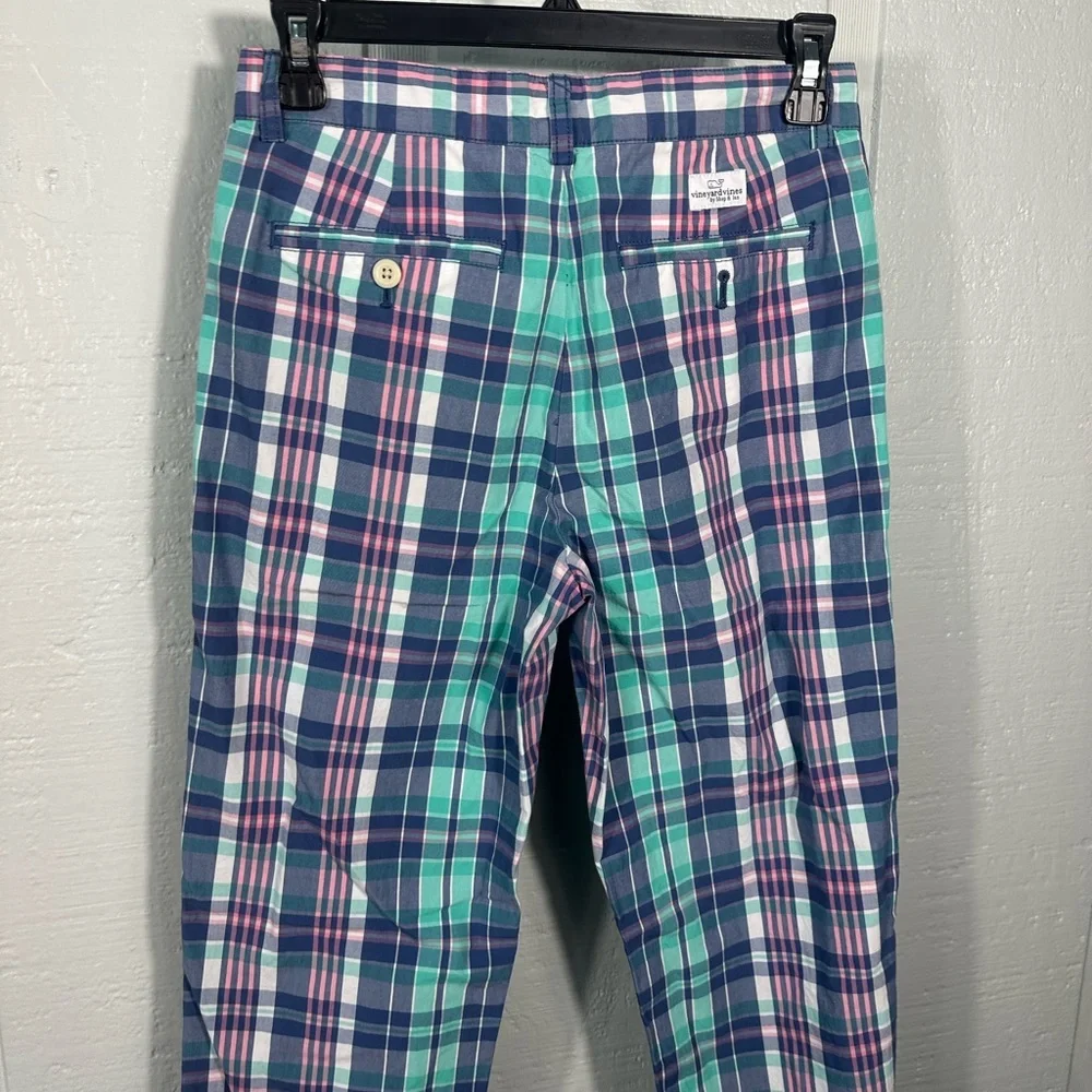 Vineyard Vines Boys Seaway Plaid Club Pants Size 14 EUC - Picture 7 of 10